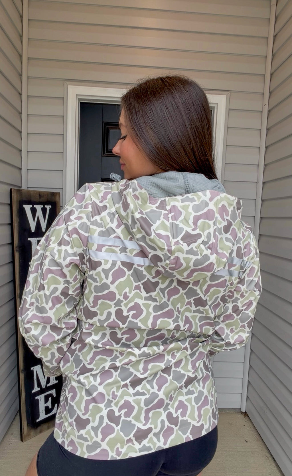LuluMac Camo Rain Jacket