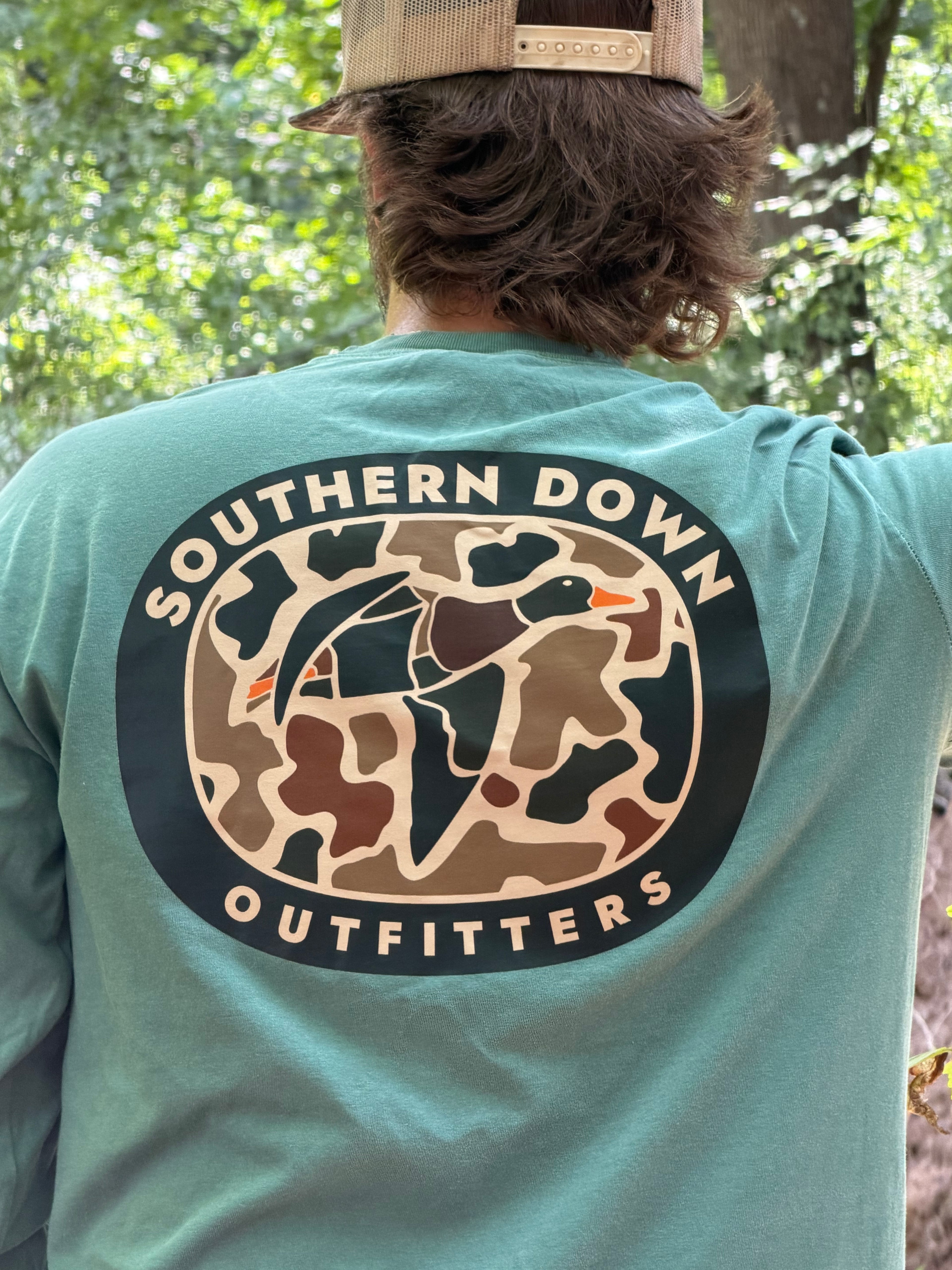 Southern Down LS Camo Tee