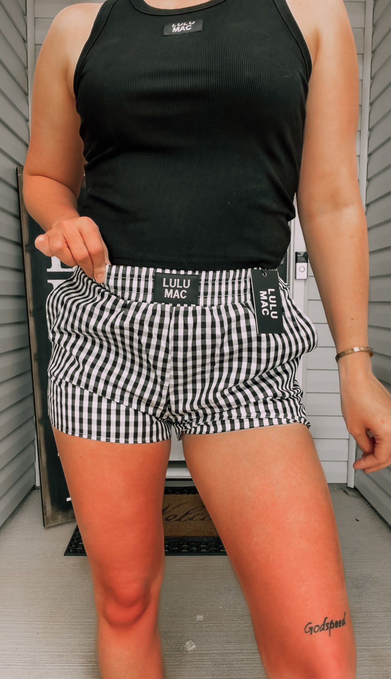 LULUMAC Checkered Short