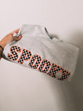 Checkered Embroidered Spooky Crew