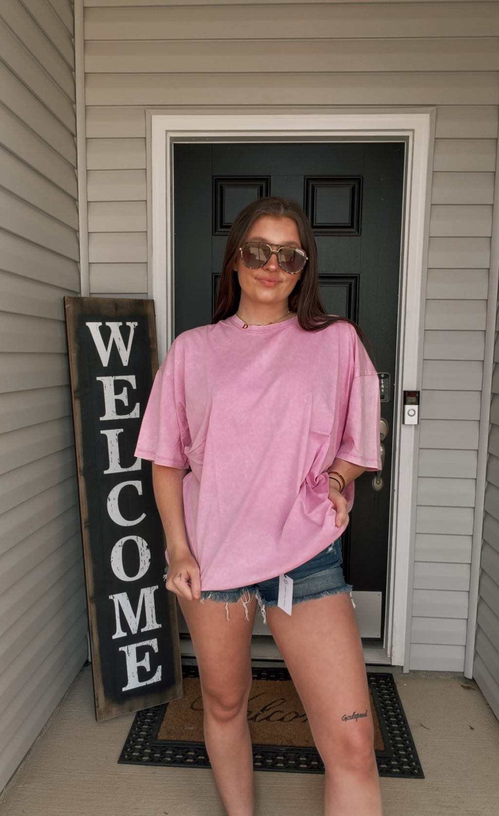 Static Acid Washed Tee
