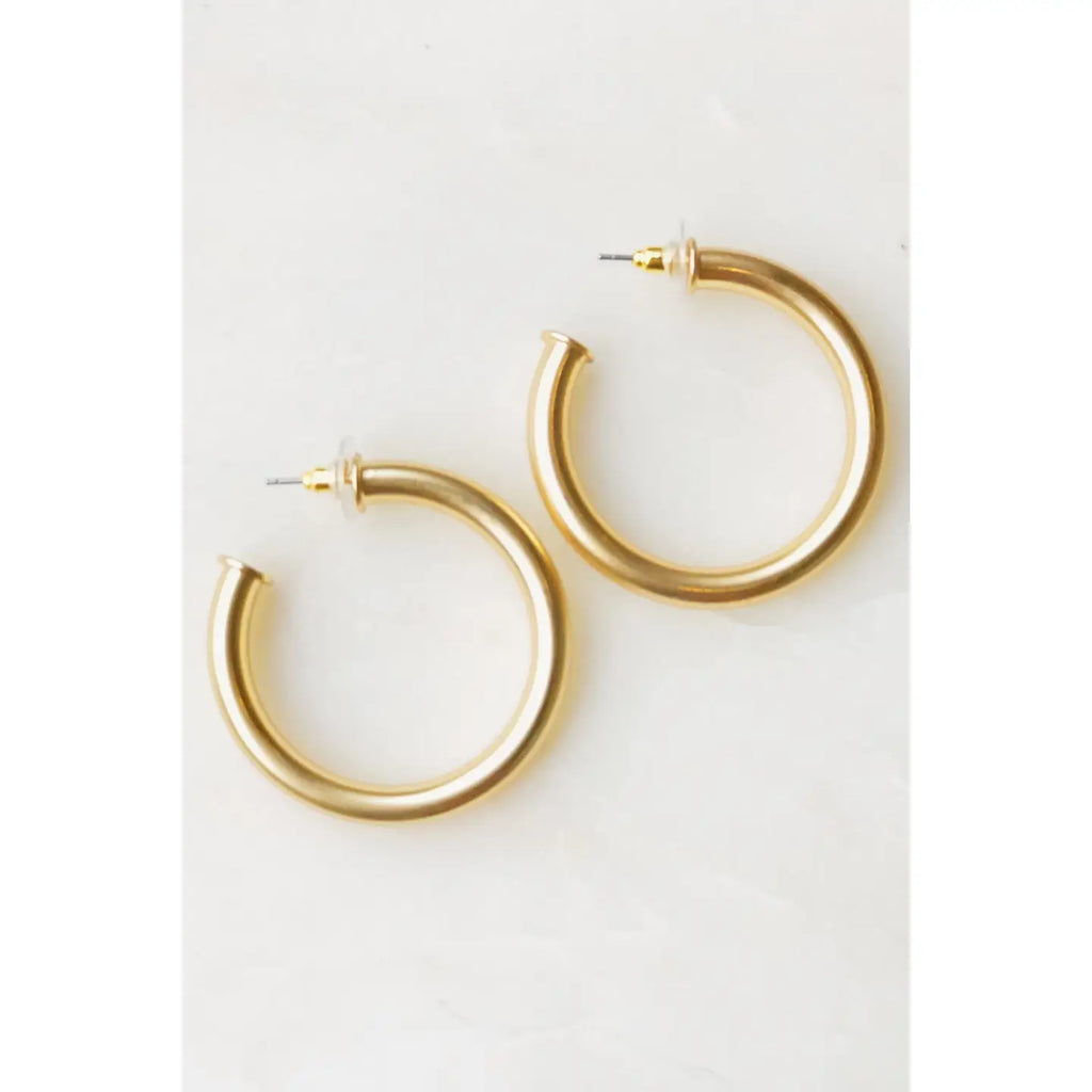 Small Upper Class Taste Hoop Earrings