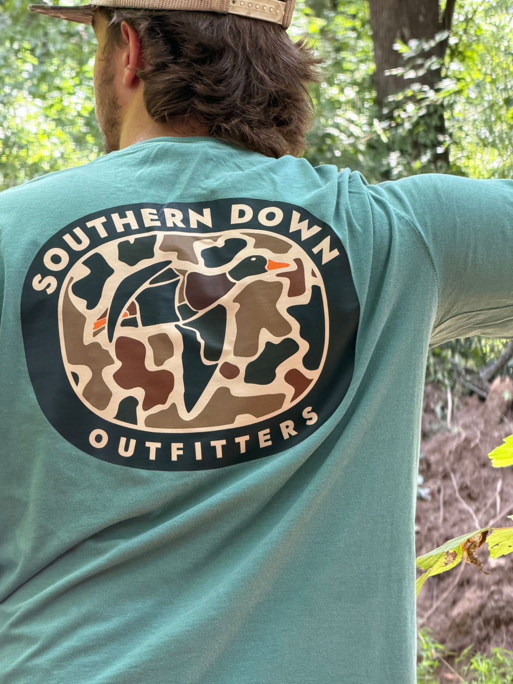 Southern Down LS Camo Tee
