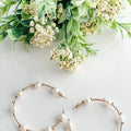 "Nine to Midnight" Pearl Earrings