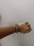 Golden Hour Beaded Wrap Bracelet - GOLD
