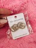 Statement Link Earrings - GOLD